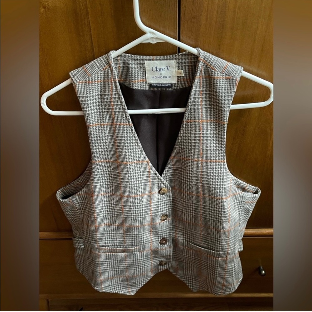 Chic menswear inspired Clare V + Monoprix collab Vest